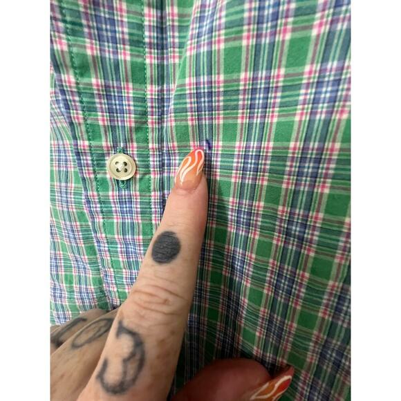 RALPH LAUREN LONG SLEEVE PLAID BUTTON UP MENS SIZE SMALL - Picture 3 of 8